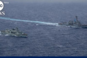 【動画】中国の軍艦が米駆逐艦と接近、ほぼ衝突寸前