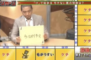 【悲報】松本人志さん「『け』で始まるモテない男の特徴」で1人だけ違う回答をしてしまうｗｗｗｗｗｗｗ