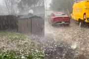 【悲惨】オハイオ州東北部を襲った破壊的な雹の嵐の映像。