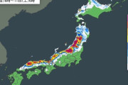 10日も日本海側を中心に大雪　24時間で50センチ以上の降雪も　交通障害に警戒