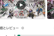 【悲報】先日リリースしたテイルズオブルミナリアの評価がやばいと話題に　サクラ革命を越えていく