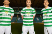 【画像】セルティック、日本人ユニフォーム姿の豪華3ショットに反響