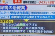 めざまし8　糖尿病治療薬GLP-1 、痩せ薬としての使用に警鐘