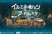 「横浜赤レンガ倉庫が華やかなイルミネーションで彩られるクリスマスイベントが開催！」