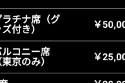 レッチリ来日公演のチケット料金ｗｗｗｗ