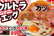 【悲報】かつやさん、凄い頭の悪そうなカツ丼を発売してしまうｗｗｗｗｗｗ