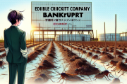 【悲報】食用コオロギの会社、破産