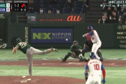 【準々決勝】キューバ、３回に内野ゴロの間に同点！！