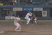 ヤクルト青木　また死球未遂www