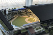 日本ハムの新球場模型