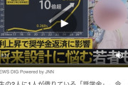 日本人の若者、日本に絶望。「奨学金の返済金利2.9%って死ねってことですか？」  [7/20]