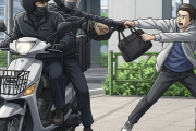 埼玉県南部・川口市などでバイクの男2人組による連続ひったくり、犯行は同一犯か