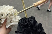 「フリフリの可愛い傘なのに持ち手が竹なの意味わからん」賛否両論