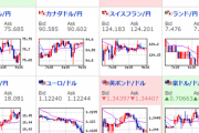 【為替相場】米大幅利上げに慎重か　ウクライナ懸念も対話論増加　株価上昇と少し円高に　原油は相変わらず高い