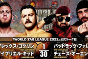 アレックス・コグリン ゲイブリエル・キッド vs バッドラック・ファレ チェーズ・オーエンズ『WORLD TAG LEAGUE 2022』