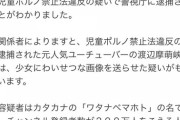 【速報】ワタナベマホトさん結局逮捕！！！！！！！！！