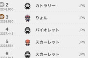 【ポケモンSV】型共有対策？レート順位が匿名だらけに