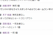 立浪和義さん、９回１アウト１塁で投手に代打出さず敗北