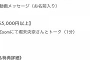 【元乃木坂46】堀未央奈グッズを11万以上購入すると堀未央奈とzoomトークが出来る券ｗｗｗ