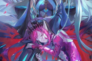 【FGO】血を流しながらもトリ子を寝かせてあげるモルガン様！！　母性を感じます.....