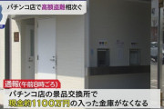 【悲報】滋賀県のパチンコ店に併設された景品交換所から現金1,100万円が盗まれる
