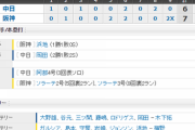 【試合結果】 7/30 中日 6-7 阪神　シーソーゲームはサヨナラ負け・・岡田リード守れず