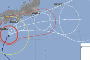 【悲報】台風、めちゃめちゃ逸れる