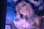 【FGO】Iさんの星見のティーを飲んでるマリー王妃！！　ティーが輝いてるの美しい！