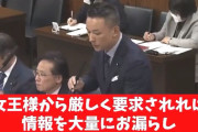 山本太郎、国会で「SMバーで女王様に秘密を貫き通せるか？」発言 ⇒ 処分検討へ
