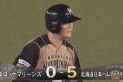 【vsロッテ】日ハム清宮、リードを5点に広げる貴重なタイムリーツーベース！