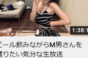 木下優樹菜さん「ビール飲みながらM男さんを罵りたい気分」←www