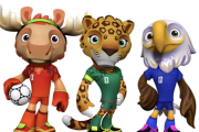 FIFAが北中米W杯の公式マスコットを発表！　カナダ、メキシコ、アメリカを代表するキャラクター