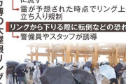 万博リング、下で「雨よけ」にならず上は落雷の危険…ゲリラ豪雨への備え急務