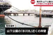 山下公園近くの海に上半身だけの遺体　横浜市