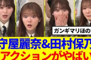 【櫻坂46】守屋麗奈&田村保乃、リアクションがやばいwww