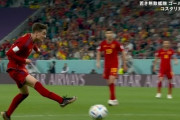 【GIF】スペイン代表ガビ(18)、ヤバすぎるゴールを決めてしまうwwwww