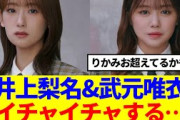 【櫻坂46】井上梨名&武元唯衣、イチャイチャする…