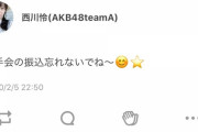 【AKB48】怜ちゃん「握手会の振込忘れないでね～」【西川怜】