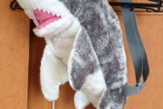 【画像】アニオタワイ、昔買ったこの『サメのリュック』を処分へｗｗｗｗ
