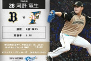 【オリックスvs日ハム14回戦】3（三）野村　5（中）淺間