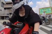 【動画】バイク女子さん、立ちゴケしても可愛い模様ｗｗｗｗｗｗｗｗｗ