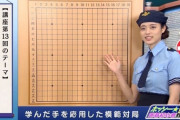 【画像】囲碁棋士さん、とんでもない格好で解説をしてしまう