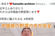 参政党・神谷「実は日本の野菜の方が農薬が多いんですよ。中国産の野菜の方が安全なんです」