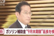 【速報】岸田総理､9月末までのガソリン補助金の延長を検討 週内にも関係省庁に指示