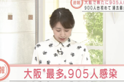 【悲報】大阪+905。もう終わりだよこの国