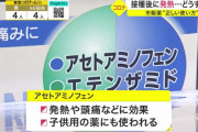 【アセトアミノフェン市販薬】 コロナワクチン接種の備え？　解熱剤が品薄に