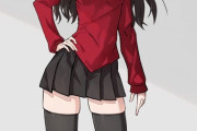 【FGO】凛イラスト！！　太ももがいいですね！