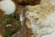 すき家でカレー頼んだんやけど盛り付け失敗してね？