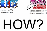 外国人「ジョジョとワンピースのアニメ話数の差がおかしい…」