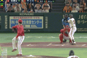 【巨人対広島15回戦】巨人、5回裏2アウト二塁からオコエ瑠偉のタイムリーで1点先制！！！！！！！！！！！！！